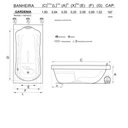 Ver imagem 2 de Banheira Retangular Gardenia com Hidro