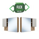 Ver imagem 7 de Armário Espelheira para Banheiro com 2 Portas e Nichos