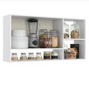 Ver imagem 4 de Armário Aéreo para Cozinha 2 Portas 120cm Magnólia Yescasa Branco