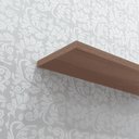 Ver imagem 4 de Prateleira 70 x 10cm Nogal Suporte Invisivel