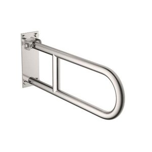 Alça Suporte Barra de Apoio Articulada Inox Banheiro 60cm