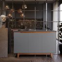 Ver imagem 2 de Buffet Três Portas Flow Cinza/freijó – Ej Móveis
