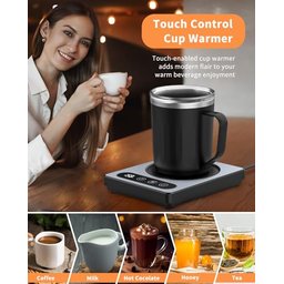 Maestri House Aquecedor de Caneca Elétrico com Controle de Temperatura (cinza) - 7