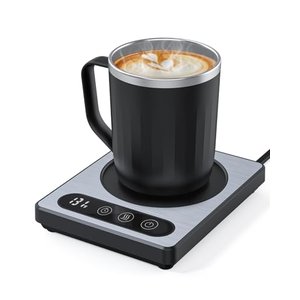 Maestri House Aquecedor de Caneca Elétrico com Controle de Temperatura (cinza)