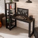 Ver imagem 7 de Escrivaninha Home Office 4 Prateleiras Paris Rofemar Móveis