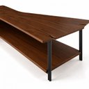Ver imagem 5 de Mesa de Centro Caribe 170cm em Madeira Laminada Castanho com Metal Black