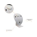 Ver imagem 1 de Expositor de Colar Coração de Acrílico - Branco