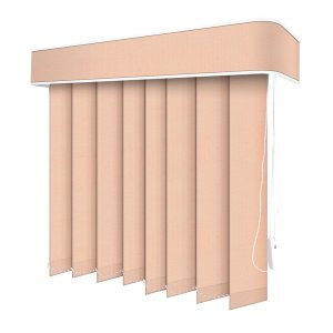 Persiana Vertical Rosa - 1,20m Larg X 1,10m Alt - Tecido Blackout - Persianet