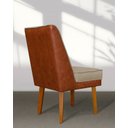 Ver imagem 3 de Kit 4 Cadeiras Virgínia Linho Castor Courissimo Nozes Linho Nozes Castor