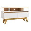 Ver imagem 1 de Rack Rubi 1.2 Cinamomo com Branco - Bechara