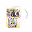 Ver imagem 2 de Caneca Divertida Flork Girl - Eu Vivendo a Minha Vida