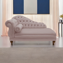Ver imagem 2 de Recamier Sofá Esquerdo Larissa 150cm Sala Suede Azul Turquesa - Incasa Decor