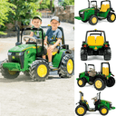 Ver imagem 2 de Trator Eletrico Menino Menina Peg Perego Deere Dual Force 12v 2 Lugares