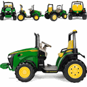 Ver imagem 3 de Trator Eletrico Menino Menina Peg Perego Deere Dual Force 12v 2 Lugares