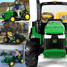Trator Eletrico Menino Menina Peg Perego Deere Dual Force 12v 2 Lugares - 4