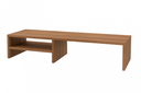 Ver imagem 1 de Suporte de Monitor em Mdf Freijó 80cm com Prateleira Lateral Design Amadeirado e Funcional