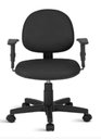 Ver imagem 3 de Cadeira para Escritório Home Office Executiva Ergonômica Giratória Braço Regulável Preta