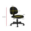 Ver imagem 4 de Cadeira para Escritório Home Office Executiva Ergonômica Giratória Braço Regulável Preta