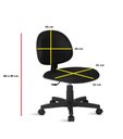 Ver imagem 4 de Cadeira para Escritório Home Office Executiva Ergonômica Giratória Braço Regulável Preta