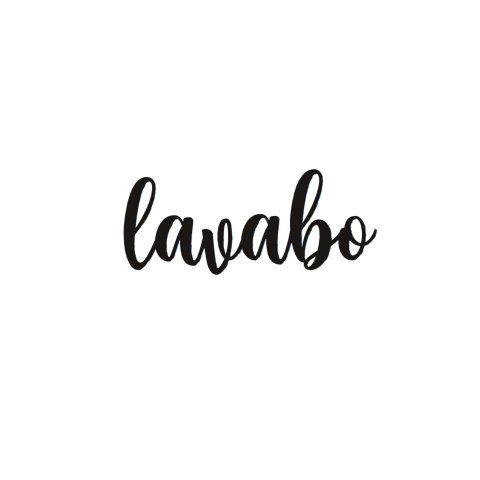Lavabo - Adorno De Porta E Parede - Decoração, indicação - Toque 3D:Preto