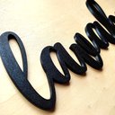 Ver imagem 3 de Lavabo - Adorno De Porta E Parede - Decoração, indicação - Toque 3D:Preto