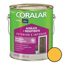 Ver imagem 2 de Tinta Acrílica Coralar Duo Fosco Amarelo Frevo 3,6 Litros - Coral