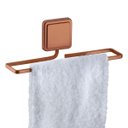 Ver imagem 1 de Toalheiro de Parede 25cm Porta Toalha em Aço Fixação por Adesivo - Wp Connect Toalheiro de Banheiro 