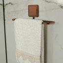 Ver imagem 5 de Toalheiro de Parede 25cm Porta Toalha em Aço Fixação por Adesivo - Wp Connect Toalheiro de Banheiro 