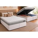 Ver imagem 1 de Cama Box Baú Crc Queen +Colchão Ortopédico Magnum Hellen 158