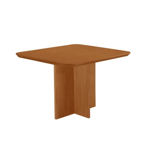 Mesa para Sala de Jantar Olimpia 90cm Tampo MDF Canto Copo Laminado