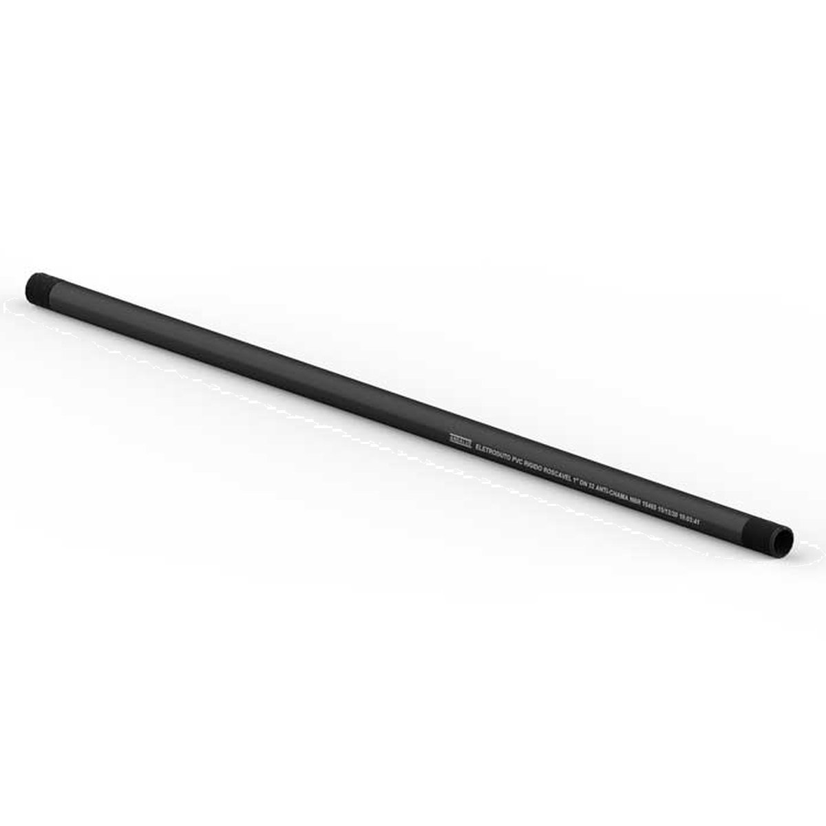 Eletroduto Pvc 2.1/2 Preto Roscável Andaluz