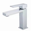 Ver imagem 1 de Torneira Banheiro Monocomando Quadrada Baixa Cromada:Cromado