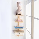 Ver imagem 6 de Estante suspensa de bambu 4 andares - Oikos