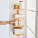 Ver imagem 5 de Estante suspensa de bambu 4 andares - Oikos