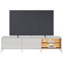 Ver imagem 5 de Rack Tv 75 Pol 217cm Pé Metal Dante Off/freijó C05 - Mpozenato