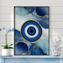 Ver imagem 1 de Quadro Decorativo 1 Tela Olho Grego Diversos Tamanhos