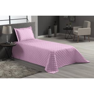 Kit Colcha Jogo de Cama Cinza Solteiro 3 Peças Veneza