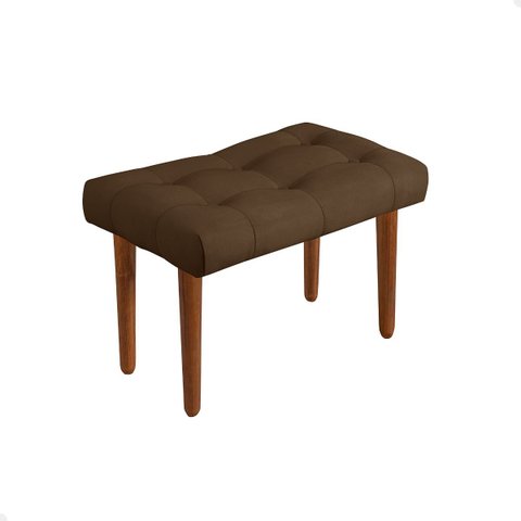 Puff Estofado Banqueta Apoio para Pé Luxo para Quarto Closet Sala Penteadeira