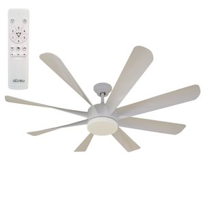 VENTILADOR DE TETO ALISEU OCTOPUS COM LED CONTROLE REMOTO SUPER POTENTE BIVOLT