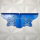Ver imagem 6 de Mão Francesas de Aço Ornamentada Safari Azul Zarg Decorativa 20cm Menino