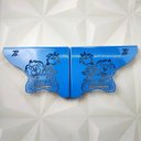 Ver imagem 7 de Mão Francesas de Aço Ornamentada Safari Azul Zarg Decorativa 20cm Menino
