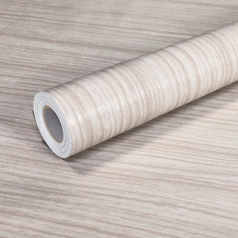 Kit 10 Metros de Papel de Parede Lavavel Madeira Freijó Branca