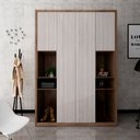 Ver imagem 3 de Kit 10 Metros de Papel de Parede Lavavel Madeira Freijó Branca