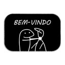 Ver imagem 2 de Tapete de Entrada Estampas Divertidas Antiderrapante Bem Vindo