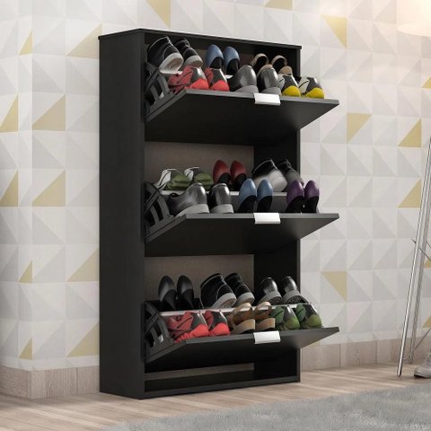 Sapateira Organizadora 3 Portas Basculante - Onix