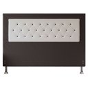 Ver imagem 1 de Cabeceira King 1,95m Havana Suede com Corino Branco - Pallazio - Marrom