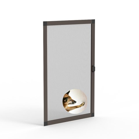 Mosquiteira Corredeira Bronze 0,60 X 1,00 M com Tela Resistente À Pet