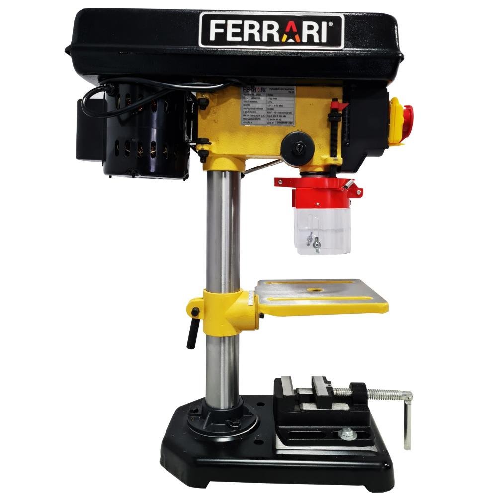 Furadeira de Bancada 1/2 POL 1/2 CV com Morsa FG13CM FERRARI ...