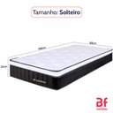 Ver imagem 7 de Colchão Solteiro Molas Ensacadas Firme de Pillow Espuma D45 88x188x26 Bf Colchões
