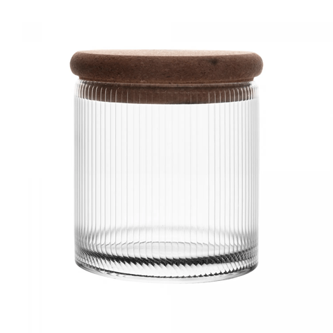 Pote de Vidro com Tampa Rolha Essencia 450ml